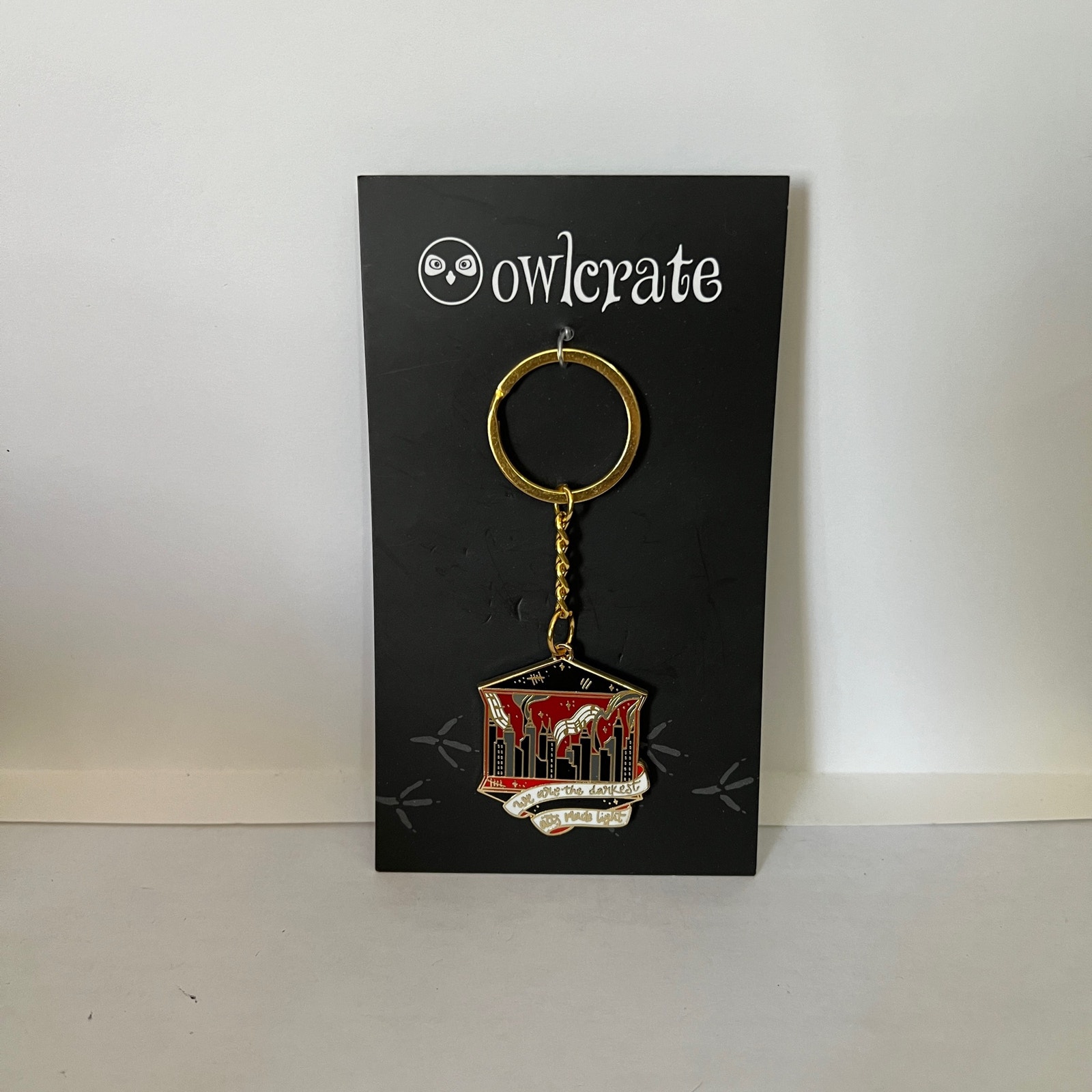 Owlcrate This Savage Song Keychain - February 2022 "Among The Monsters" — image 5 of 5